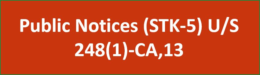 Public Notices (STK-5) u/s 248(1)-CA,13 image