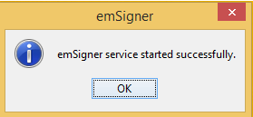 docsigner started